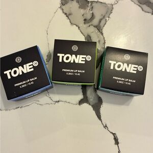 Premium Lip Balm Trio - Blue, Green, Yellow